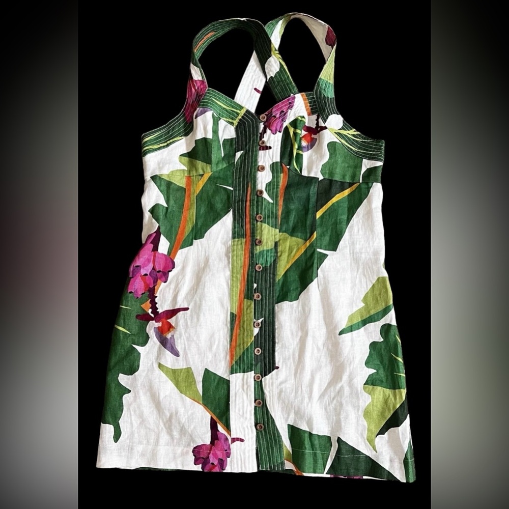 Farm Rio tropicalisitic linen minidress - Picture 9 of 13